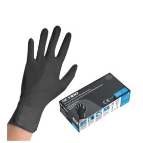 Mănuși Setino negre din nitril 5.0g (mai groase)