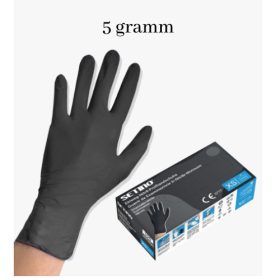 Mănuși Setino negre din nitril 5.0g (mai groase)