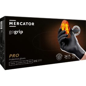 Mănuși Mercator GoGrip negre Premium din nitril