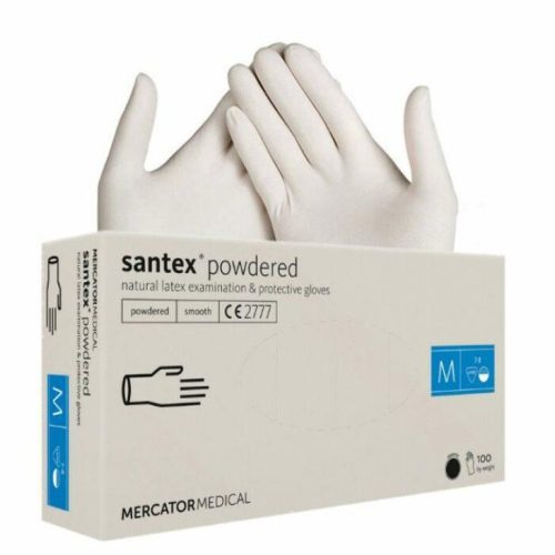 Mănuși Mercator Santex din latex pudrat