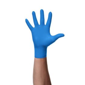 Mănuși nitril Mercator GoGrip albastre Premium, 4 bucăți