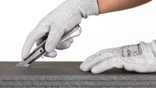 Mănuși MERCATOR tech anti-tăiere, rezistente la tăiere din PU, mărimea XL