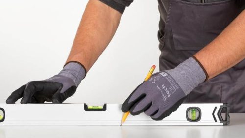 Mănuși MERCATOR tech NPR nitril negru/gri mărimea XXL