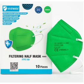 Mască de protecție verde "FFP2" 10 buc.